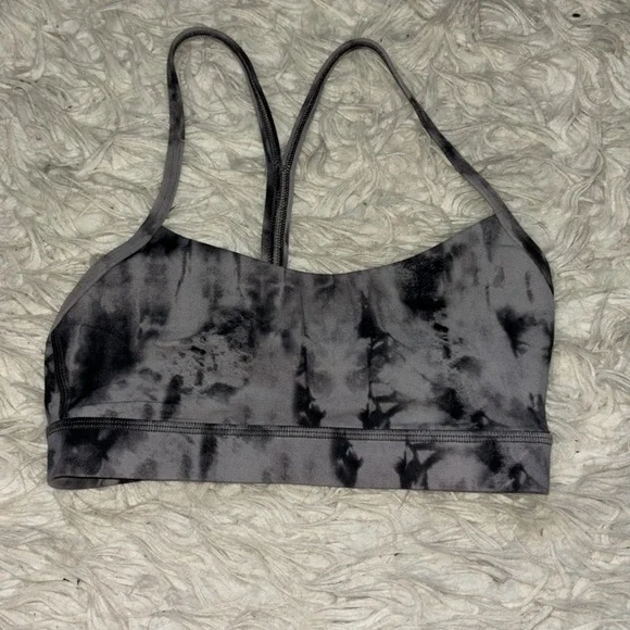 Gray tie dye lululemon legging & sports bra set - Picture 3 of 8